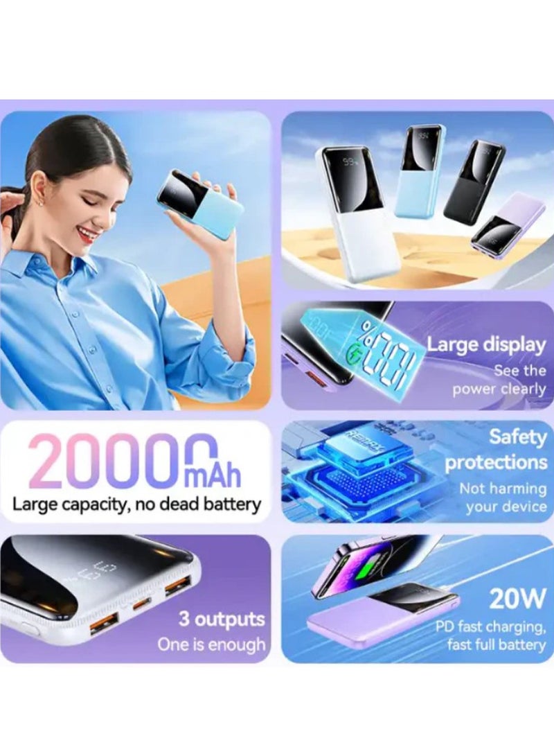 ريماكس بنك الطاقة للشحن السريع للجوال، موديل RPP-622، Calle 10000mAh، PD+QC (PD 20W+QC 22.5W) - Image 3