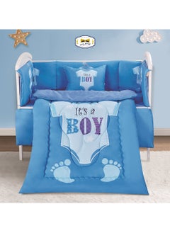 Brides Newborn tablecloth with barriers, 5 pieces - Lark - Blue  - Image 1