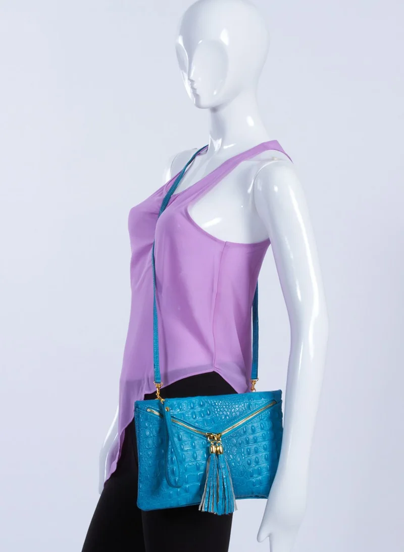 L.Credi Leather Crossbody Bag
