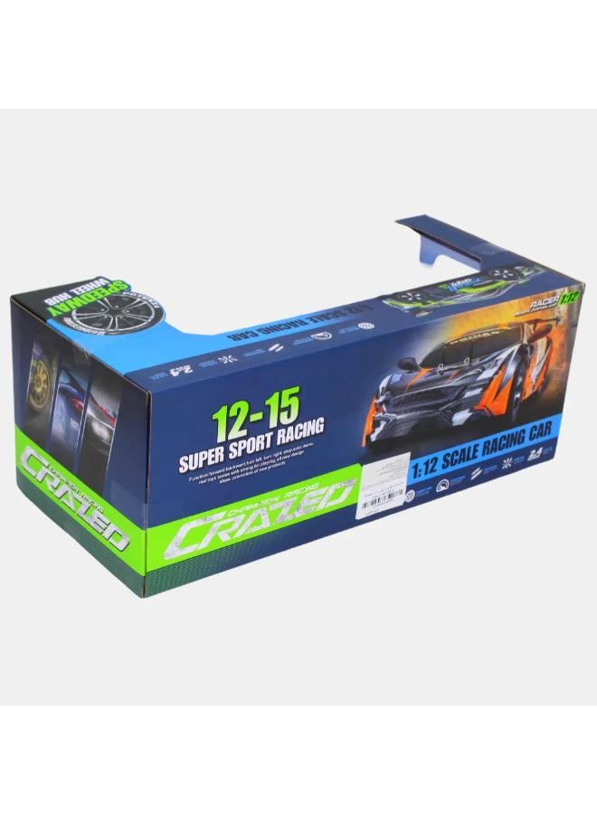 1:12 Scale High-Speed RC Drift Racing Car – RTR Remote Control Toy for Kids (Red) - Image 3