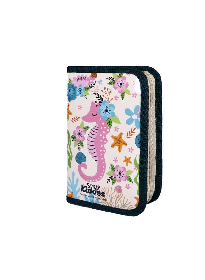 سمايلي كيدوز حقيبة أدوات مكتبية Smily Kiddos بتصميم محيطي (أصفر) حقيبة أقلام مكتبية للبنات والأولاد هدية رائعة للأطفال للوازم المدرسية وحقيبة أقلام EVA - Image 4