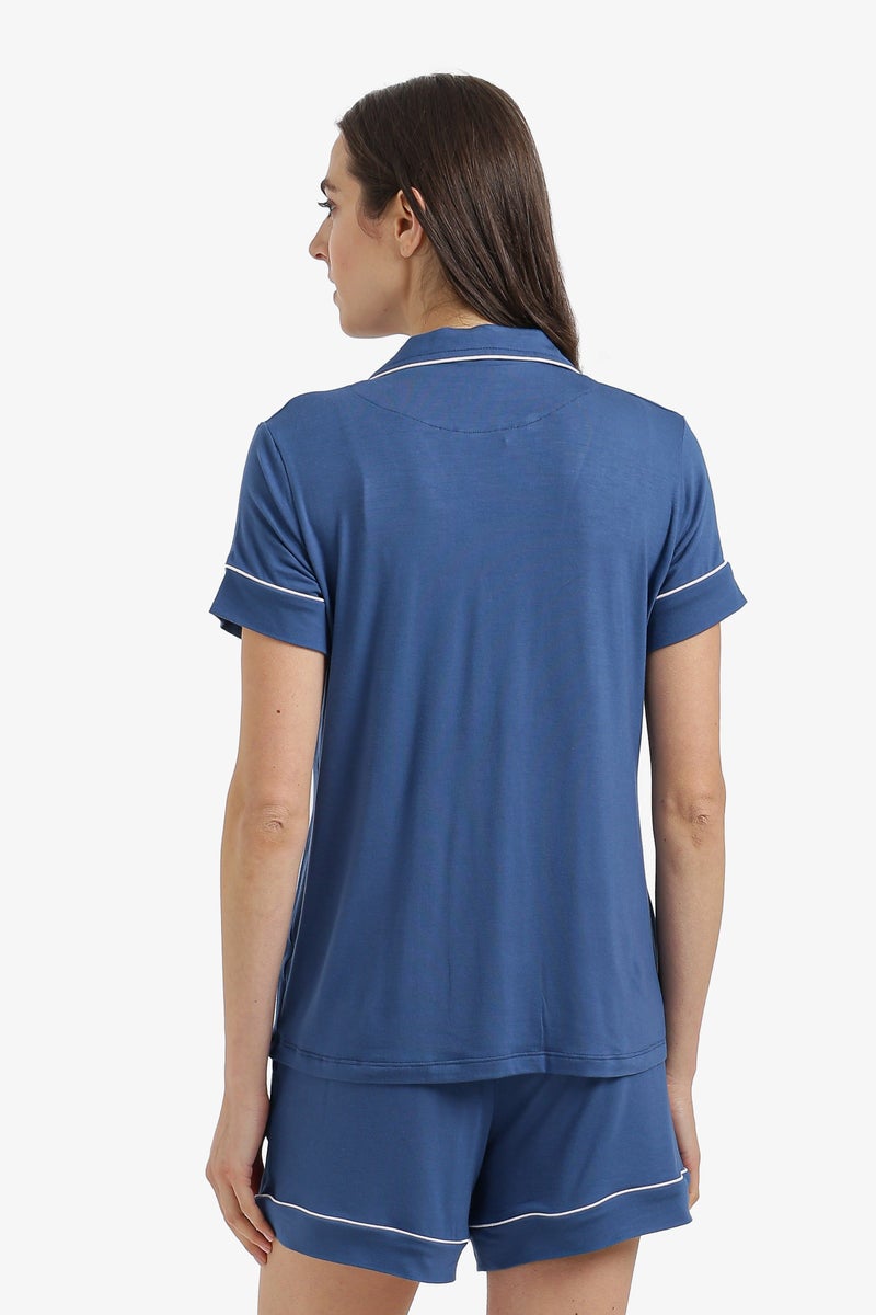 Carina Piped Short Pyjama Set - Image 4