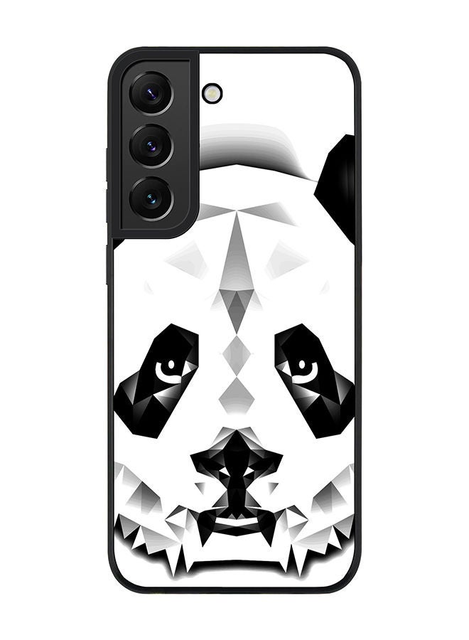Stylizedd Rugged Black edge case for Samsung Galaxy S21 5G Slim fit Soft Case Flexible Rubber Edges Anti Drop TPU Gel Thin Cover - Poly Panda - Image 1