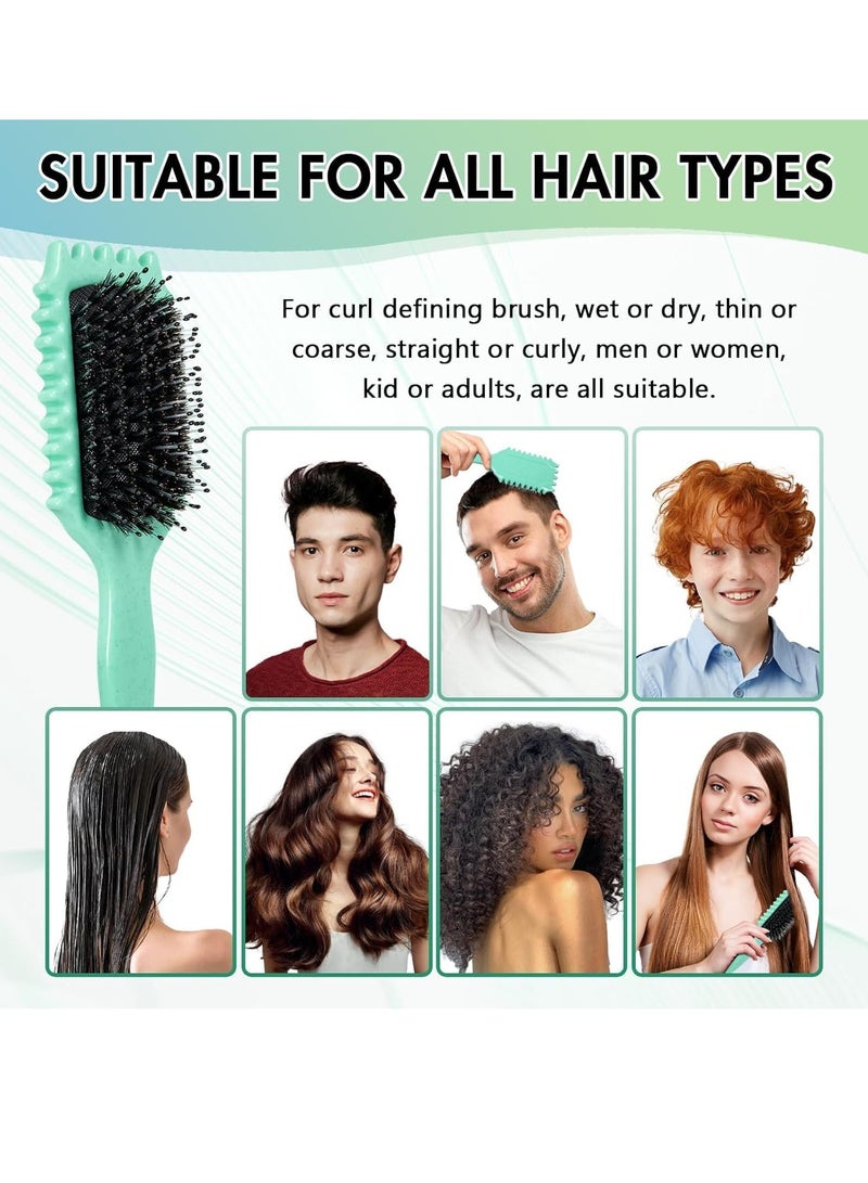 general Curl Defining Brush, Curly Hair Brush, Curl Defining Brush, for Combing and Shaping Men and Women, Reduces Pulling and Separating Curls for Defined Curls - Image 4