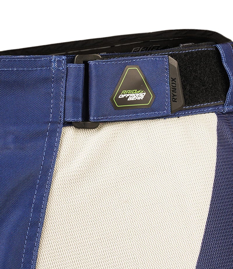 Rynox Unisex Relaxed Dune Neo Offroad Mid Rise Pants | Motorcycle Riding with Abrasion Resistance and Active Ventilation - Blue Hi-Viz Green, XL - Image 4