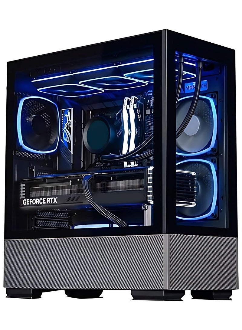 AJYAL Gaming PC intel Core i5 12400F, RTX 4070 SUPER 12GB, DDR4 32GB 3600MHz RAM, 1TB SSD, 2 Fan AIO Liquid Cooler, 750W PSU, Windows 11 Pro i5 12400F 4070s - Image 1