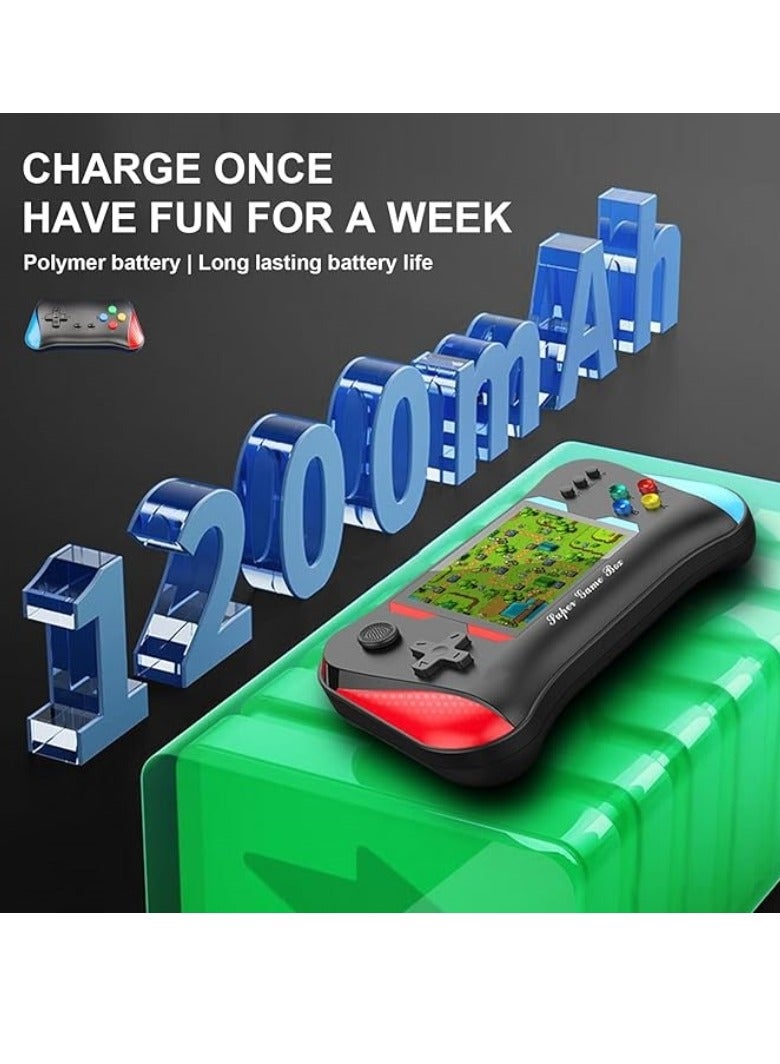 M MIAOYAN New retro handheld game console X7 features 3.5-inch screen, two-player mode, TV connection and 500 built-in classic games - classic fun for all ages - Image 5