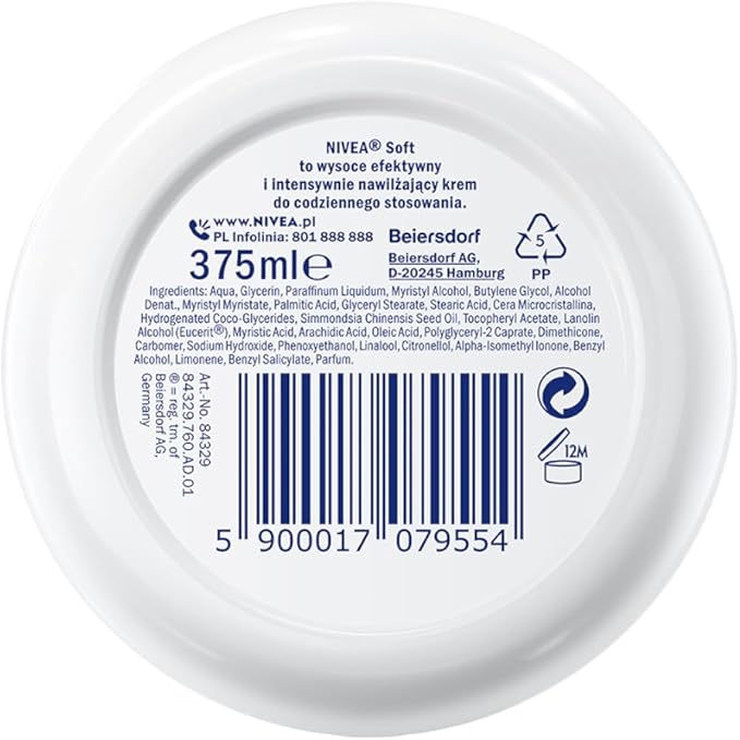 NIVEA Soft Intensive Moisturising Body and Hand Cream 50 ml - Image 2