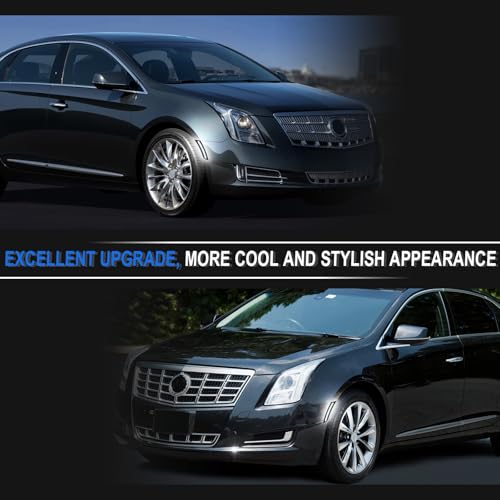 SHINEFIT White LED Side Marker Lights Replacement for 2013-2017 XTS Smoked Lens Side Marker Lights, Front Bumper Turn Signals Sidemarker Lamps - Image 5