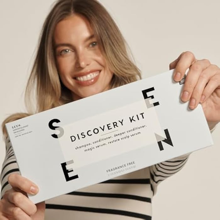 SEEN Discovery Kit - Fragrance Free - Non-Comedogenic Hair Set- Dermatologist-Developed - Safe for Sensitive, Eczema & Acne Prone Skin - Image 5