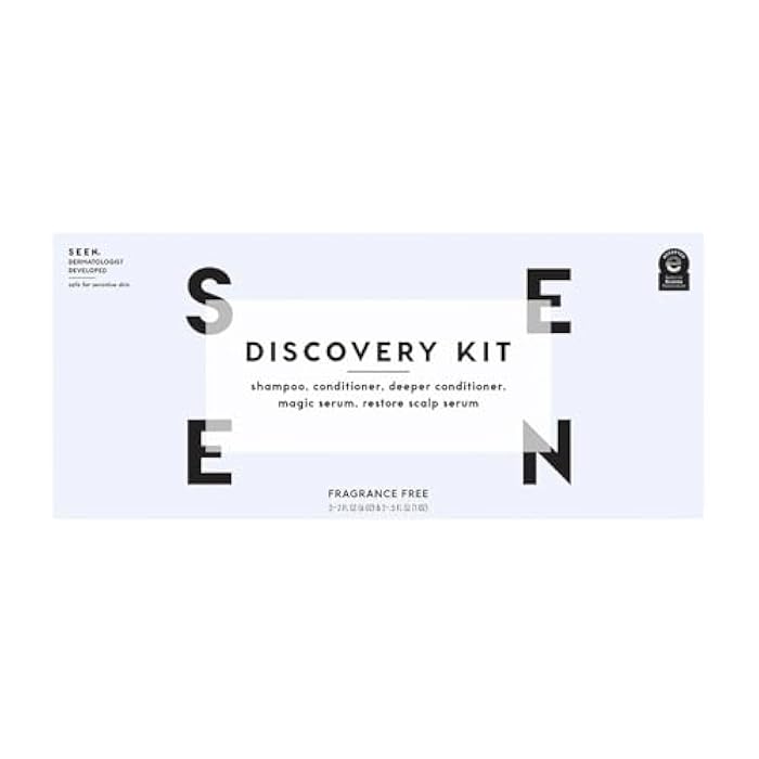 SEEN Discovery Kit - Fragrance Free - Non-Comedogenic Hair Set- Dermatologist-Developed - Safe for Sensitive, Eczema & Acne Prone Skin - Image 2