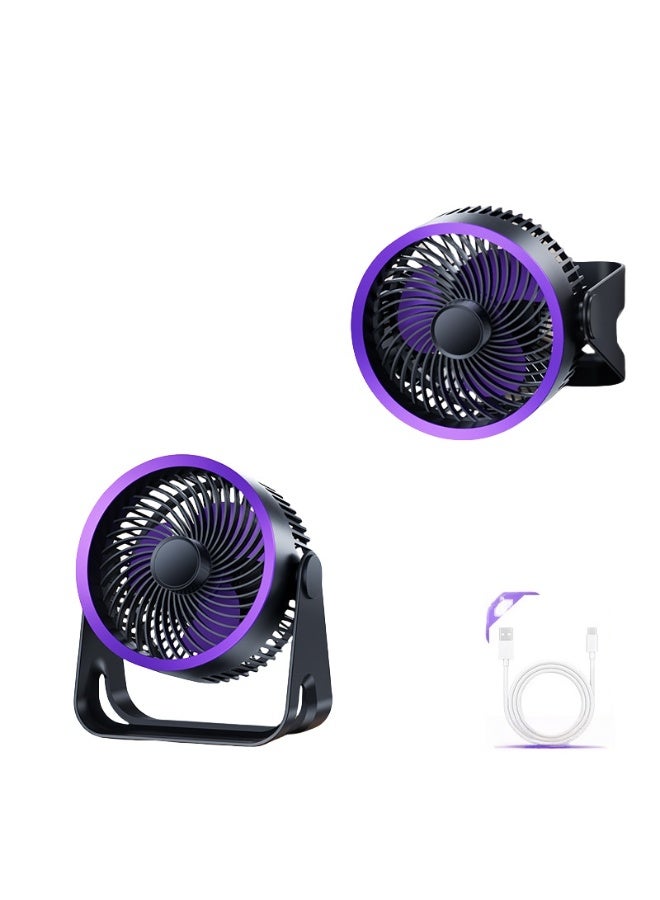 Nariele New USB Silent Desktop Charging Fan