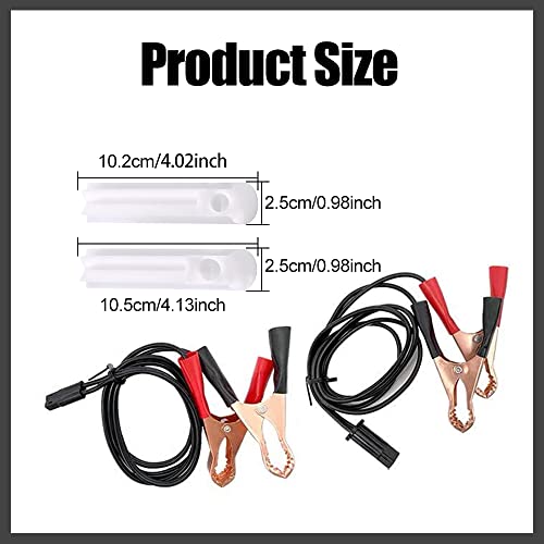 HAOBO Fuel Injector Cleaner Kit, Universal Fuel Injector Flush Cleaner Adapter DIY Cleaning Tool Kit with Test Lead, Car Accessories for 12-24V Auto Car Diesel Gas Fuel Injector - Image 2