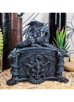 Celtic Knotwork Grave Tomb Mythical Roaring Fire Dragon Decorative Trinket Jewelry Box Figurine 6.25 Long Medieval Renaissance Winged Alchemy Dungeons Dragons Decorative Statue - pzsku/Z71FEC56C2D3F6682BD95Z/45/_/1720090869/c0c24357-0f79-432a-b304-c865b3c189e1