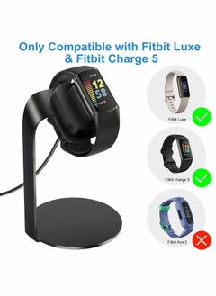 Y&D Charger Dock for Fitbit Luxe/Fitbit Charge 5,Replacement USB Charging Cable Stand Charge5  - Image 2