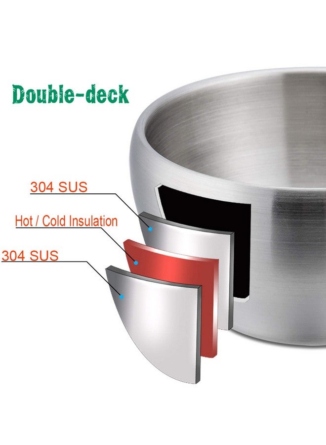 إي-فار أوعية إي-فار للأطفال الصغار، 12 أونصة، طبقتين من الفولاذ المقاوم للصدأ 18/10 للأطفال الرضع، صحية وغير لامعة، معزولة ومقاومة للكسر - مجموعة من 4 قطع - Image 2