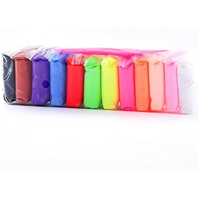 12 COLORS PLASTICINE DIY PLASTICINE FOR CHILDREN EDUCATION SUPER LIGHT CLAY AIR DRY CLAY MULTI-COLOR MODELLING CLAY INTERACTIVE TOY - Image 2