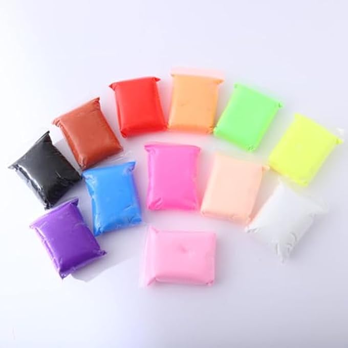 12 COLORS PLASTICINE DIY PLASTICINE FOR CHILDREN EDUCATION SUPER LIGHT CLAY AIR DRY CLAY MULTI-COLOR MODELLING CLAY INTERACTIVE TOY - Image 5