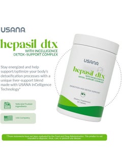 USANA USANA Hepasil DTX with InCelligence Detox-Support Complex for Comprehensive Liver Support* - 84 Tablets - 28 Day Supply  - Image 3