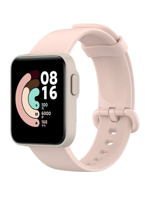 TenTech  Soft Silicone Sports Band for Xiaomi Mi Watch Lite / Redmi Watch Smart Watch Breathable Band for Xiaomi Mi Watch Lite - Light pink