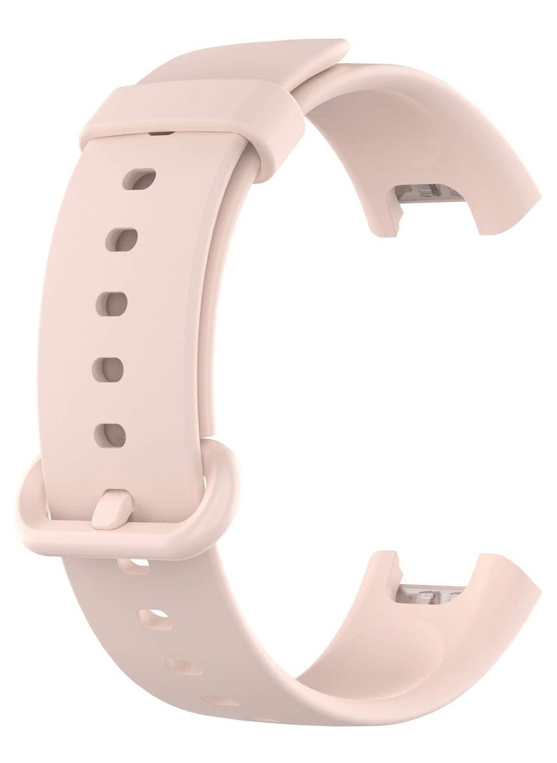 ten.tech - TenTech  Soft Silicone Sports Band for Xiaomi Mi Watch Lite / Redmi Watch Smart Watch Breathable Band for Xiaomi Mi Watch Lite - Light pink - Image 1