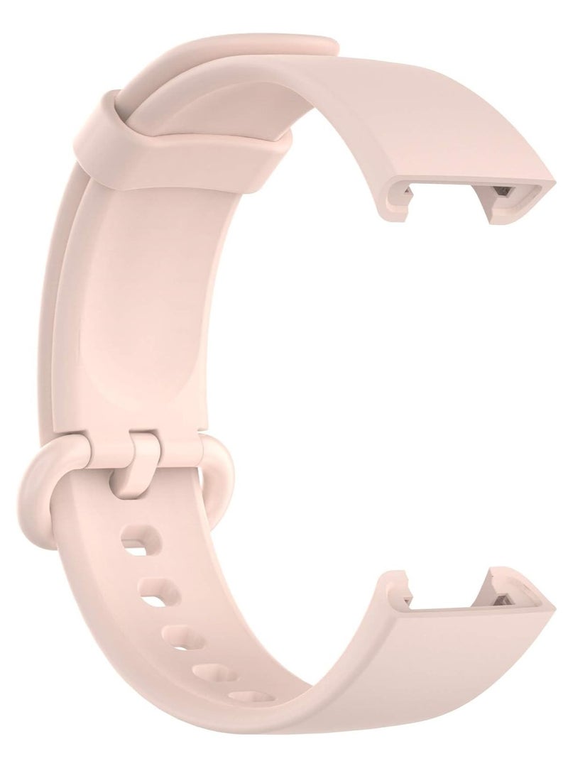 ten.tech - TenTech  Soft Silicone Sports Band for Xiaomi Mi Watch Lite / Redmi Watch Smart Watch Breathable Band for Xiaomi Mi Watch Lite - Light pink - Image 1
