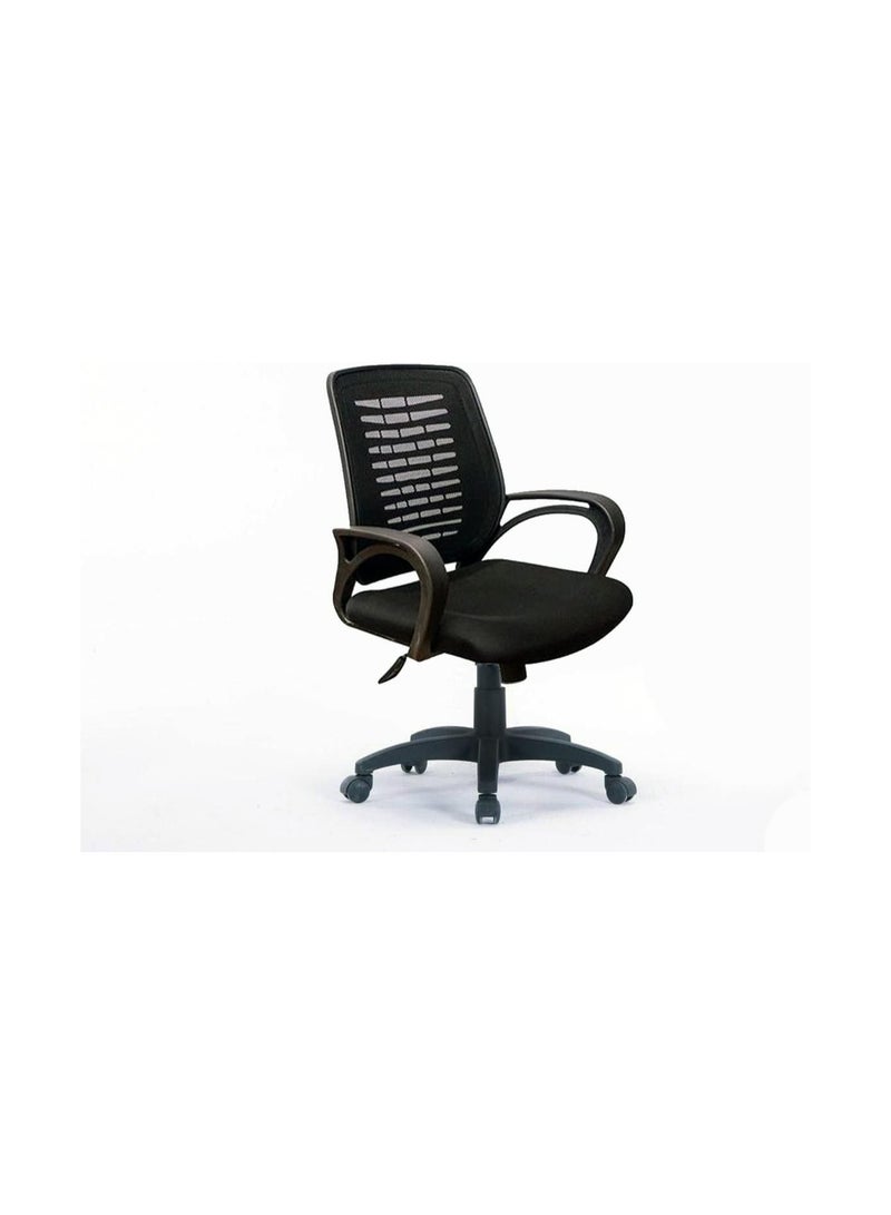 Office Medium Back Chair with Wheels – Comfortable and Ergonomic Desk Chair for Home and Office Use - Image 1