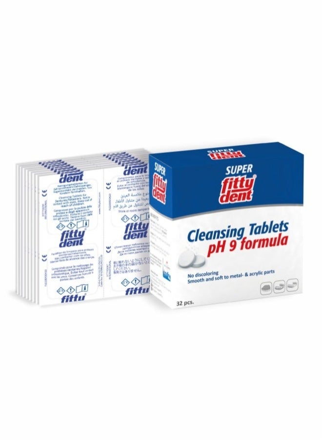 Fittydent Fitty Dent Super Cleansing Tablets, 32 Tablets - Image 3