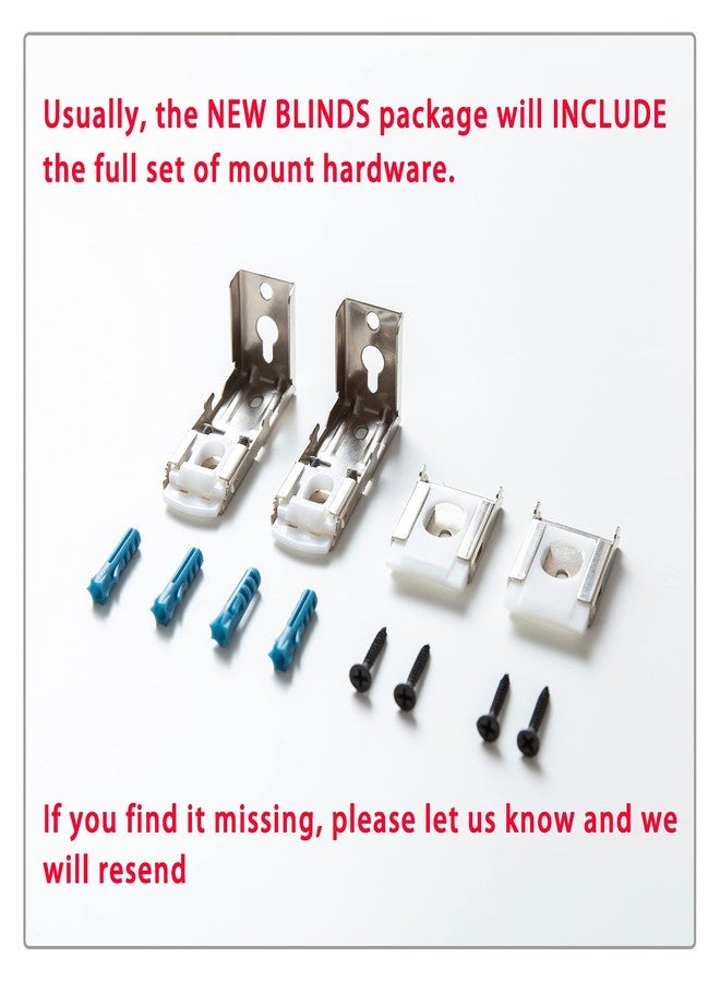 KALYSIE Replacement Mount Hardware Bracket and Installation Accessories for Inside and Outside Zebra Roller Window Blinds - Image 2