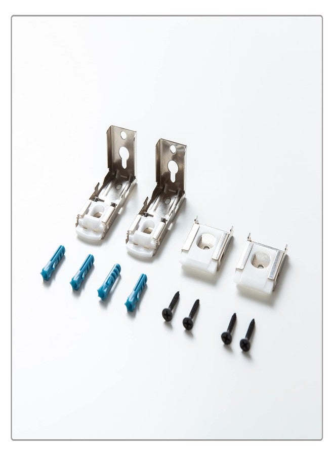 KALYSIE Replacement Mount Hardware Bracket and Installation Accessories for Inside and Outside Zebra Roller Window Blinds - Image 1