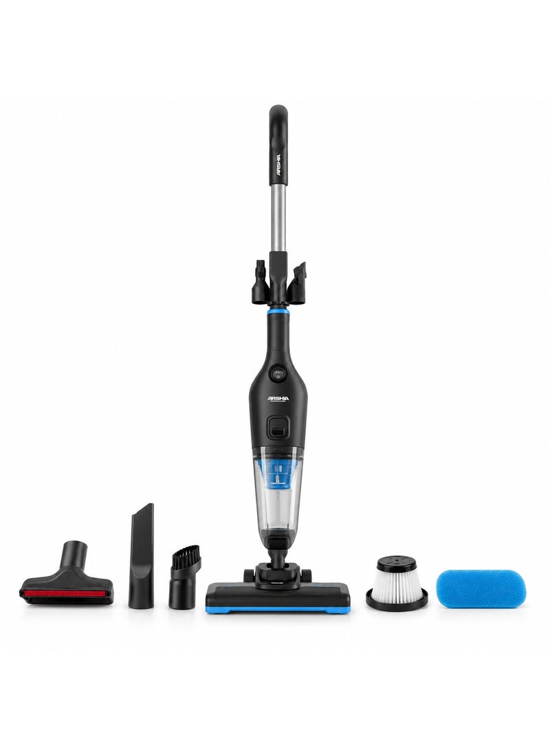 ARSHIA VCB10-3956 6-in-1 Upright Vacuum Cleaner with Mop, Converts to Handheld Vacuum, 600–1000W Power, HEPA Filter, 8m Power Cord, 18-Month Warranty - Image 1