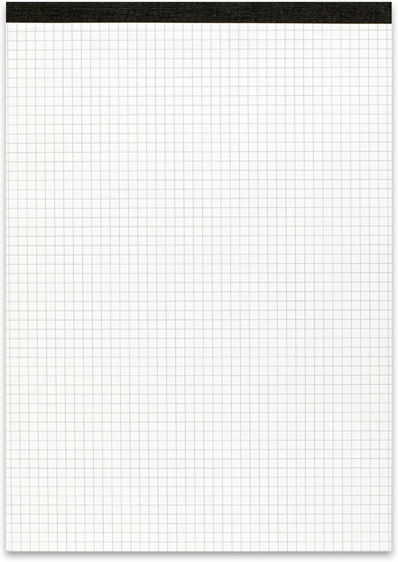 herlitz Landre 100050632 Notebook Without Cover 60 g/m², DIN A4, Squared, Perforated, Fine Wood- Paper 50 Sheets [Pack of 10 Notepad Without Cover, DIN A4, 50 Sheets, Chequered - Image 2