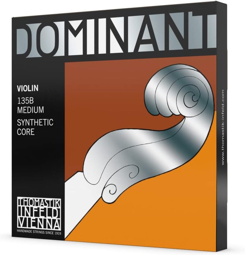 توماستيك-إنفيلد مجموعة أوتار Thomastik 135B Dominant مقاس 4/4 مع وتر E فولاذي بنهاية كرة - Image 1