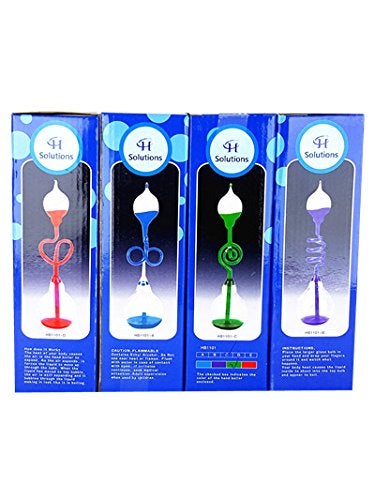 C&H Solutions Colorful Office Thinking Hand Boiler, Glass Science Energy Transfer, Children Science Experiment, Love Birds Color Meter Hand Boiler, 2 Pcs (Purple&Red) by C&H Solutions® - Image 3