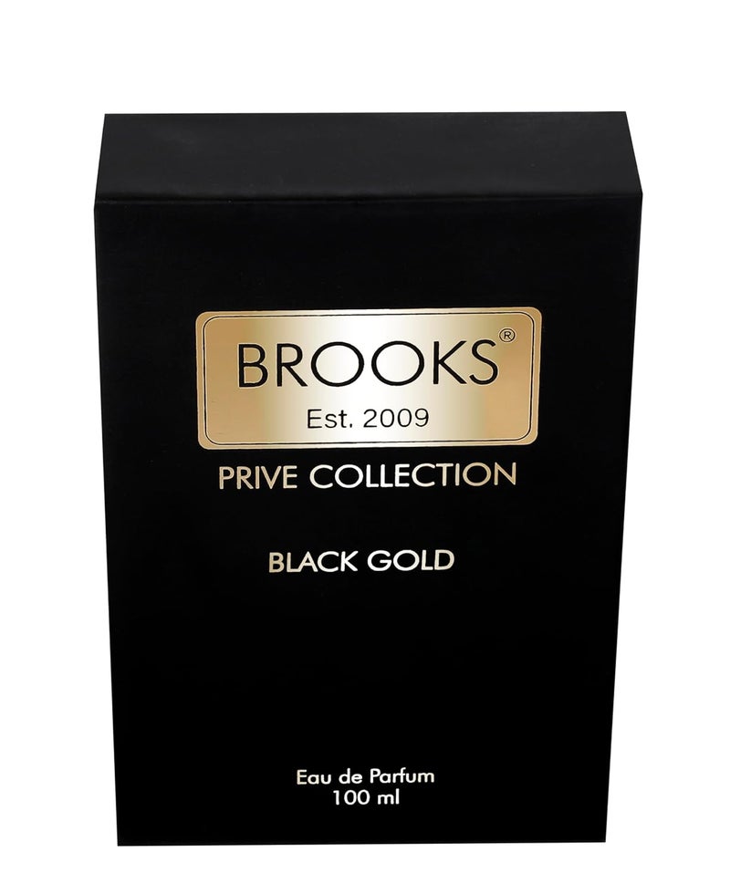 Brooks Brooks 100 ML Black Gold Intense Unisex Perfume Premium Strong Long Lasting Fragrance Scent Aroma of Coffee with Light Floral Luxury Gift for Men Women Pack Of 2  - Image 4