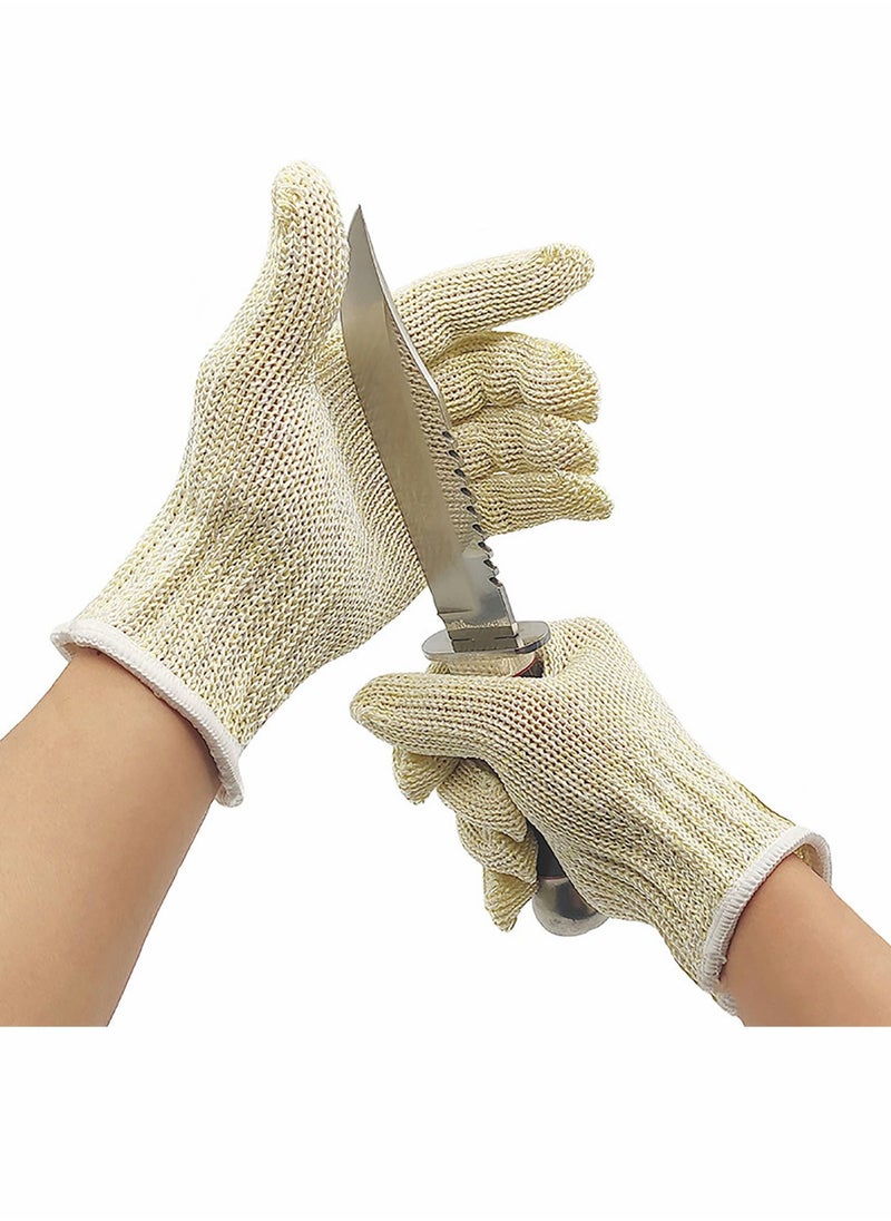 SYOSI Level 8 Cut Resistant Gloves Mandoline Gloves Reliable Cutting Gloves Food Grade for Kitchen Mandoline Slicing, Meat Cutting, Oyster Shucking (XL)  - Image 1