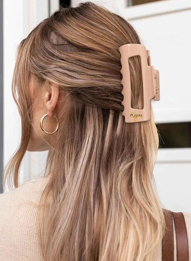 Flexible Hair Clip | Unbreakable Soft Silicone | Rapid Anticollision Hair Clips For Woman | Hair Clip For Thin Thick Hair | Big Matte Banana Clips | Durable Silicon Clip | Flexible Hair Clips | Soft Bendable Clip (Multicolor) - Image 2