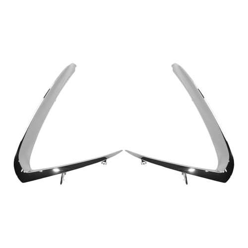 1409KMT Chrome Bumper Trim Set For 2016-2022 Mazda CX-9 Front Driver & Passenger Side TK5050130A, TK5050120A TK5050120A - Image 4