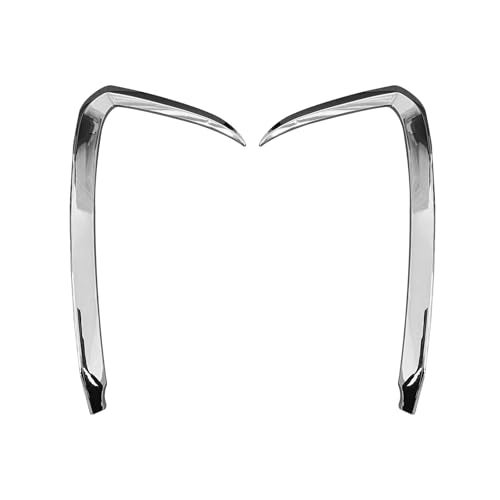 1409KMT Chrome Bumper Trim Set For 2016-2022 Mazda CX-9 Front Driver & Passenger Side TK5050130A, TK5050120A TK5050120A - Image 1