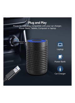 Generic Mini Car Air Purifier, with True HEPA Filter, Eliminates Odor, Small Air Purifier for Traveling, Home, Office Use, Black  - Image 5
