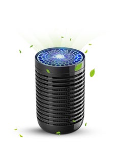 Generic Mini Car Air Purifier, with True HEPA Filter, Eliminates Odor, Small Air Purifier for Traveling, Home, Office Use, Black  - Image 1
