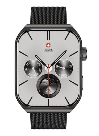 Alps3 Smartwatch, Curved Display 1.96-inch AMOLED, Bluetooth Calling, Multi Language, Fitness Tracking, Wireless Charging, 7 Days Battery, iOS/Android Compatible, Gun Metal Frame And Strap - pzsku/Z72000113AEA6F9A0E1E3Z/45/1744692326/5c3ca61a-102e-4e46-9f81-f307abe4fe9d