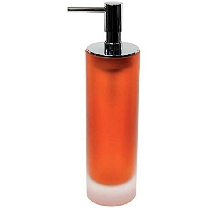 TIGLIO FREE STANDING SOAP DISPENSER IN GLASS ORANGE