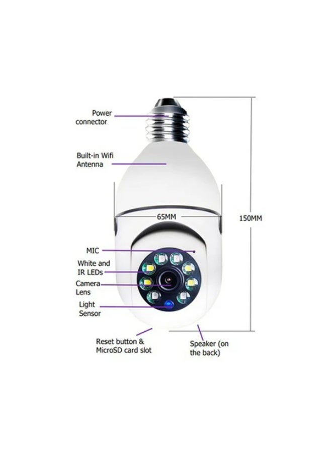 كروني كاميرا كروني Y23 Jxlcam المزودة بمصباح إضاءة IP وتتبع حركة الجسم ورؤية ليلية وكشف الحركة وصوت ثنائي الاتجاه، مناسبة للمشاهد الخارجية - Image 5