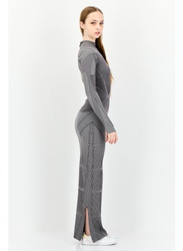 The Giving Movement Women Textured Maxi Dress, Sage Olive  - Image 3