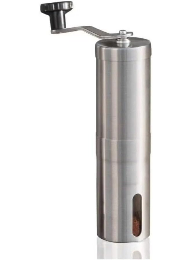 دينكس مطحنة قهوة يدوية من دينكس DX2016 - مصنوعة من الفولاذ المقاوم للصدأ، سعة 40 جرام، مطحنة حبوب قهوة يدوية | قابلة لتعديل درجة الطحن | صغيرة الحجم ومناسبة للسفر، للاستخدام في المنزل والمكتب. - Image 1