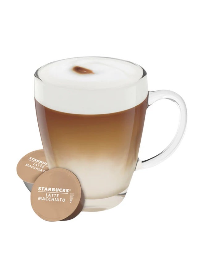 Starbucks Nescafe Dolce Gusto Latte Macchiato 12 Coffee Capsules 129g Pack of 3 - Image 5