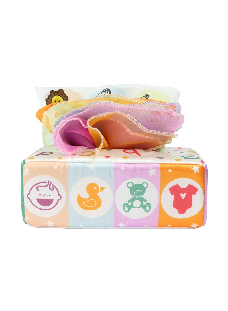 general Magic Tissue Box Toy - Montessori Toys for Babies 6-12 Months - Magic Tissue Box for Newborn Toddlers, Early Educational Toys, Montessori Sensory Toys - Image 1