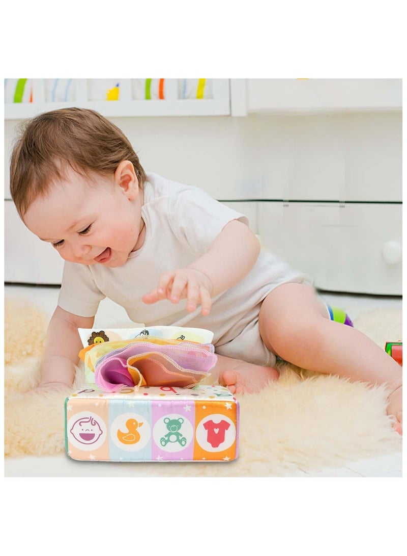 general Magic Tissue Box Toy - Montessori Toys for Babies 6-12 Months - Magic Tissue Box for Newborn Toddlers, Early Educational Toys, Montessori Sensory Toys - Image 2