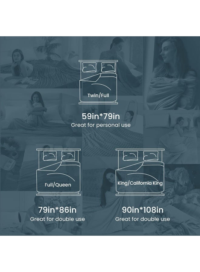 Elegear Revolutionary Cooling Comforter Queen Absorb Body Heat to Keep Cool, Cooling Blanket for Hot Sleepers Japanese Arc-Chill 3.0 Cool Tech Fabric Summer Comforter Hypo-Allergenic Cool Quilt - Gray - Image 5
